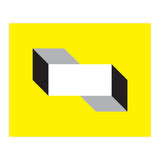 Geometric Shapes No. 50 - yellow, black & grey (Print Only) thumbnail