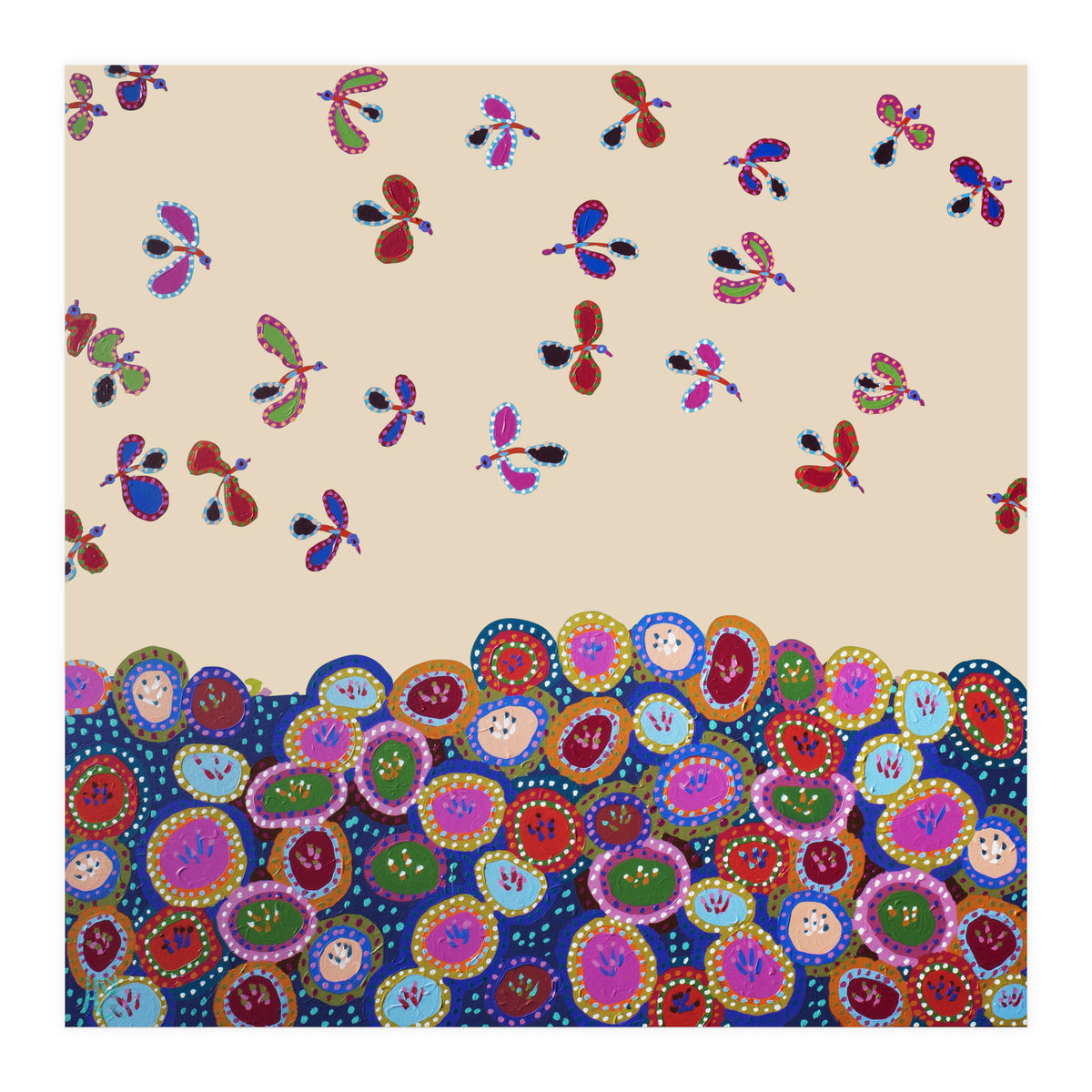 Happy World (pink) (Print Only)