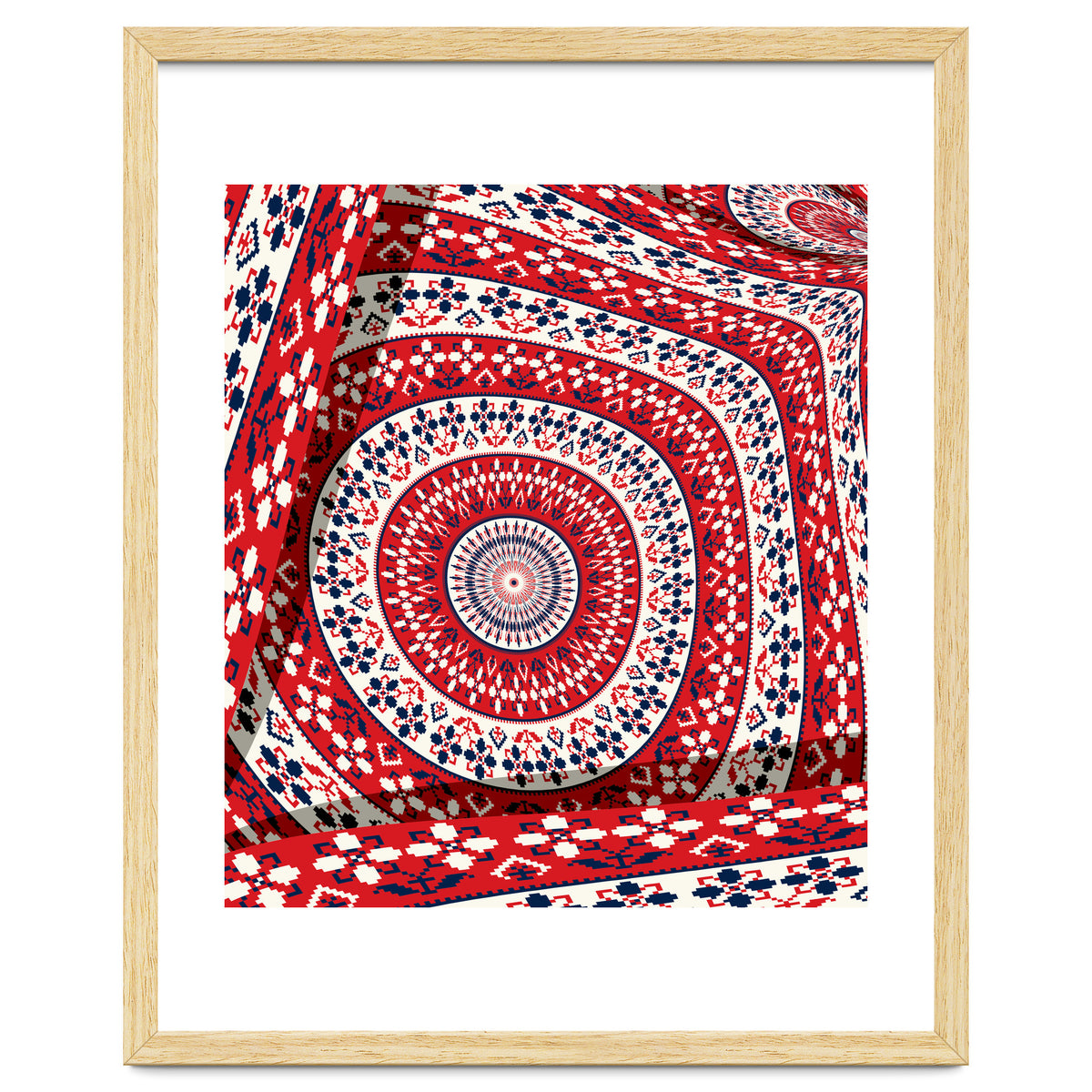 Romanian embroidery background 6