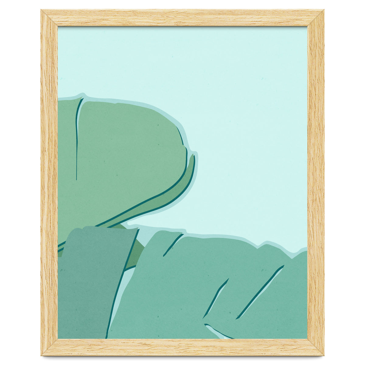 Abstract Banana Leaves Two - Greener Eden