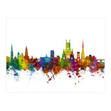 Worcester England Skyline (Print Only) thumbnail