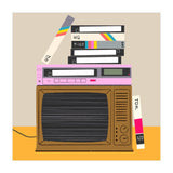 Vhs Nostalgia Square (Print Only) thumbnail