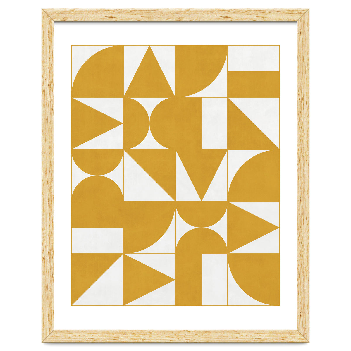 My Favorite Geometric Patterns No.13 - Mustard Yellow