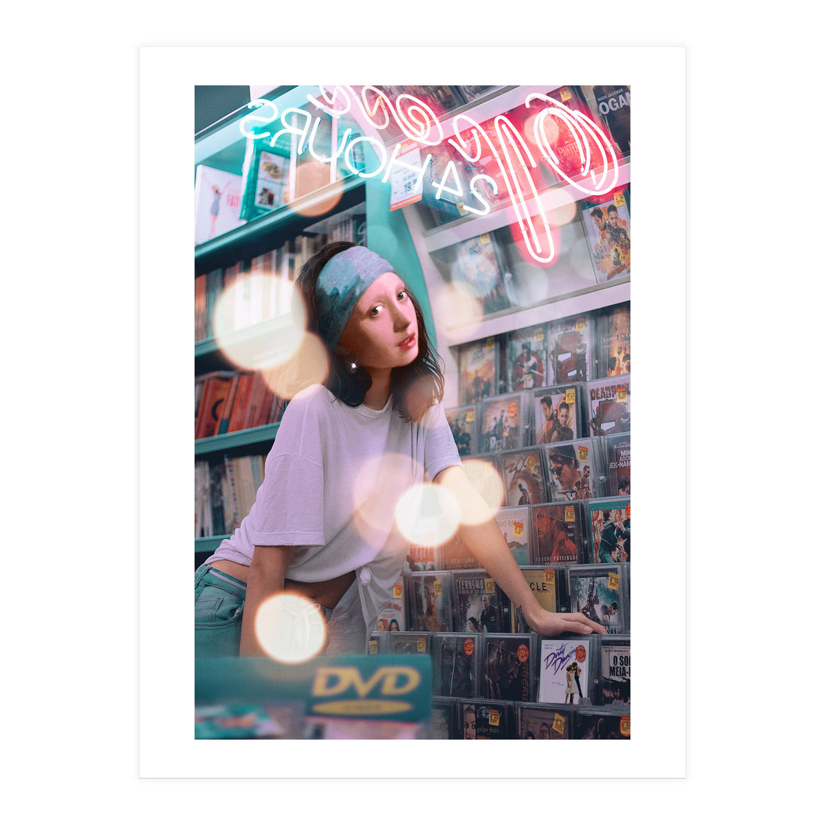 The Girl At The Video Store (Print Only)