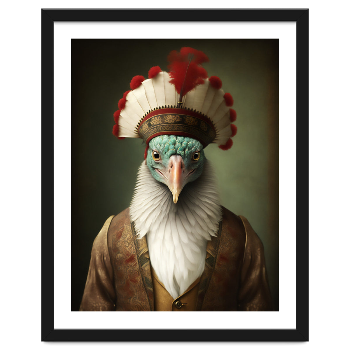 Turkey Designer Fashion Realistic Portrait Painting