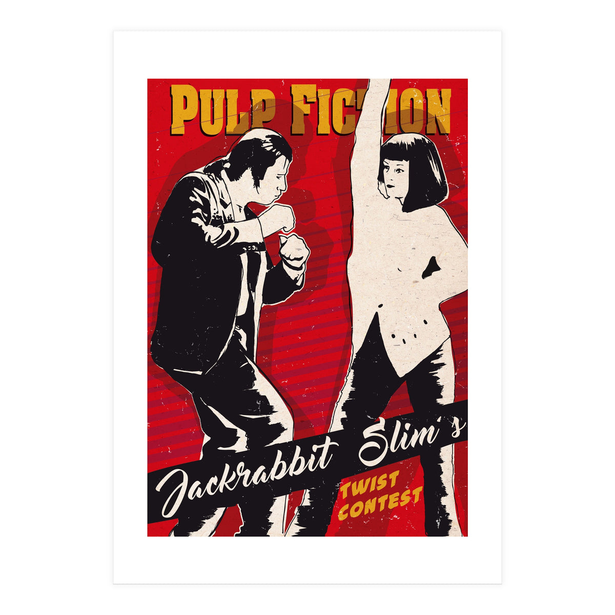 Twist dance Pulp Fiction movie poster (Print Only)