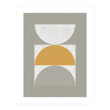 Mid-Century Modern No.29 - Woodblock Print (Print Only) thumbnail
