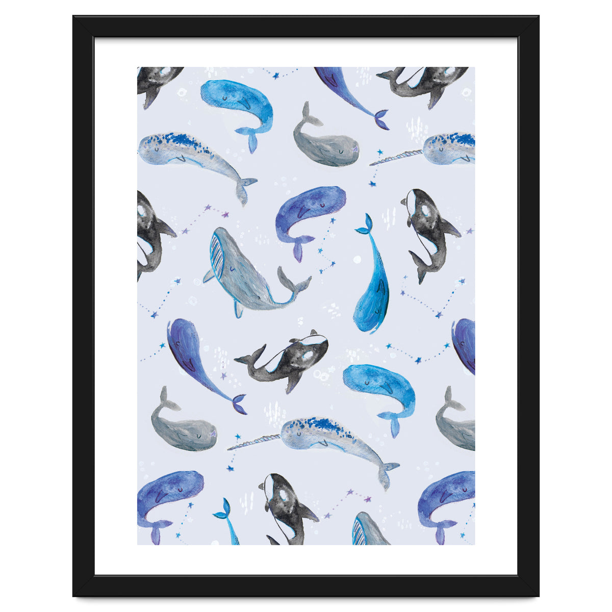 Whales Repeat Pattern