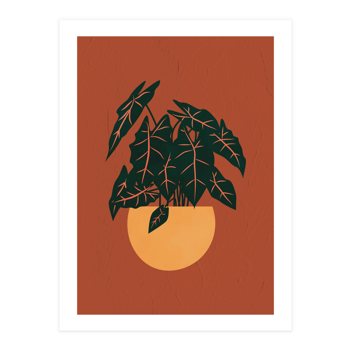 Botanical Boho Alocasia (Print Only)