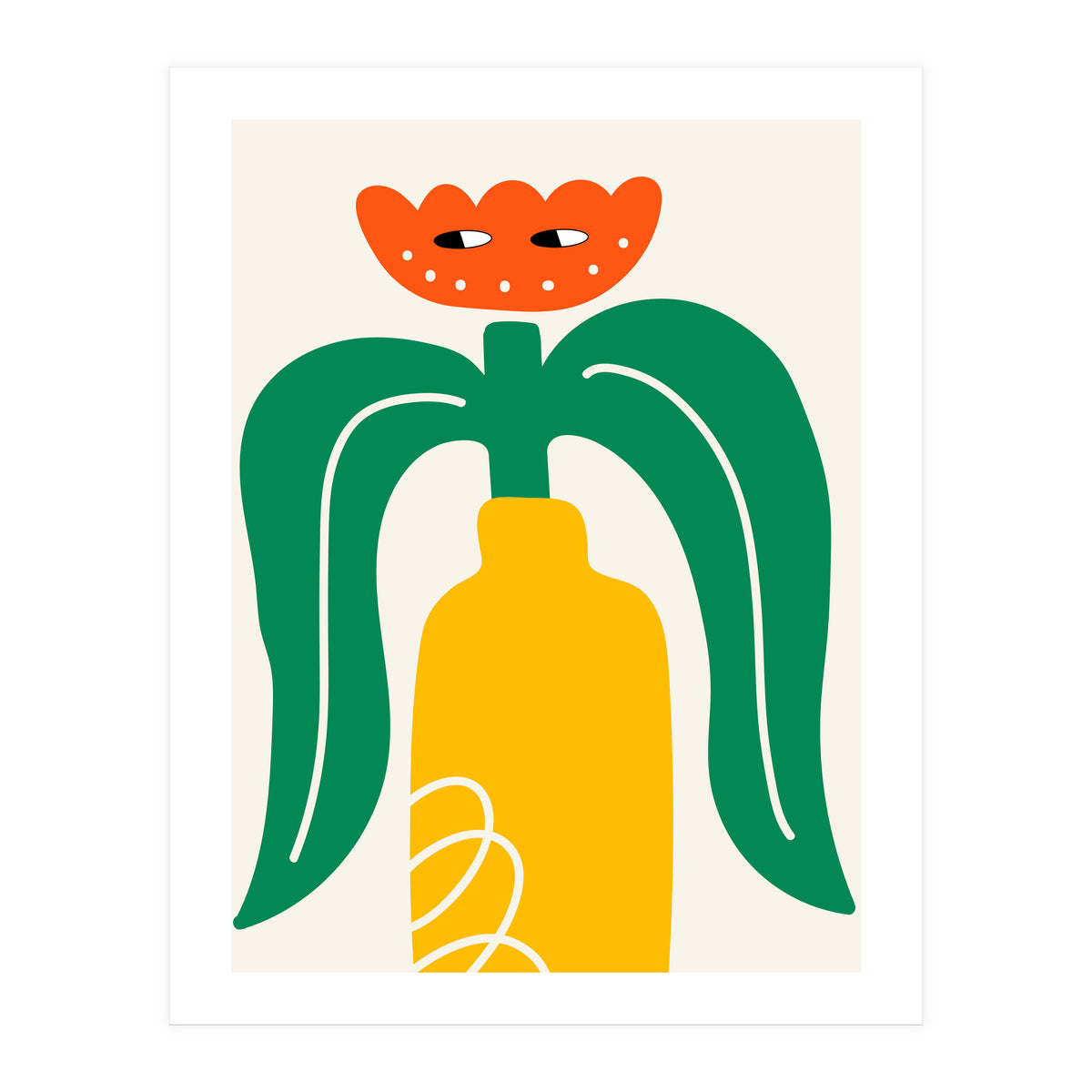 Flower Character (Print Only)