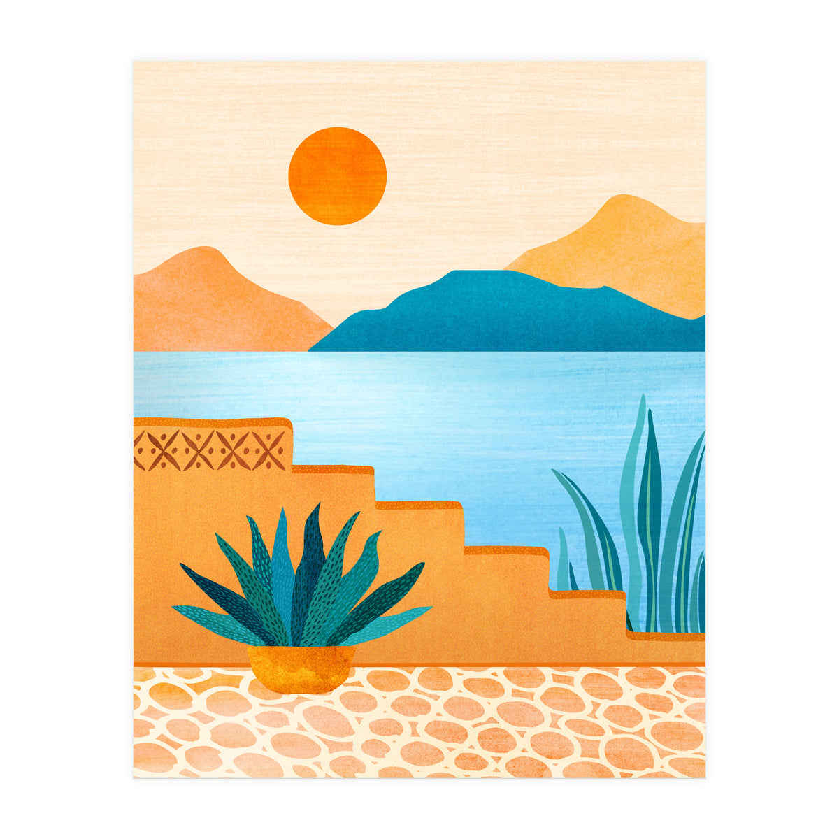 Baja Landscape Illustration (Print Only)