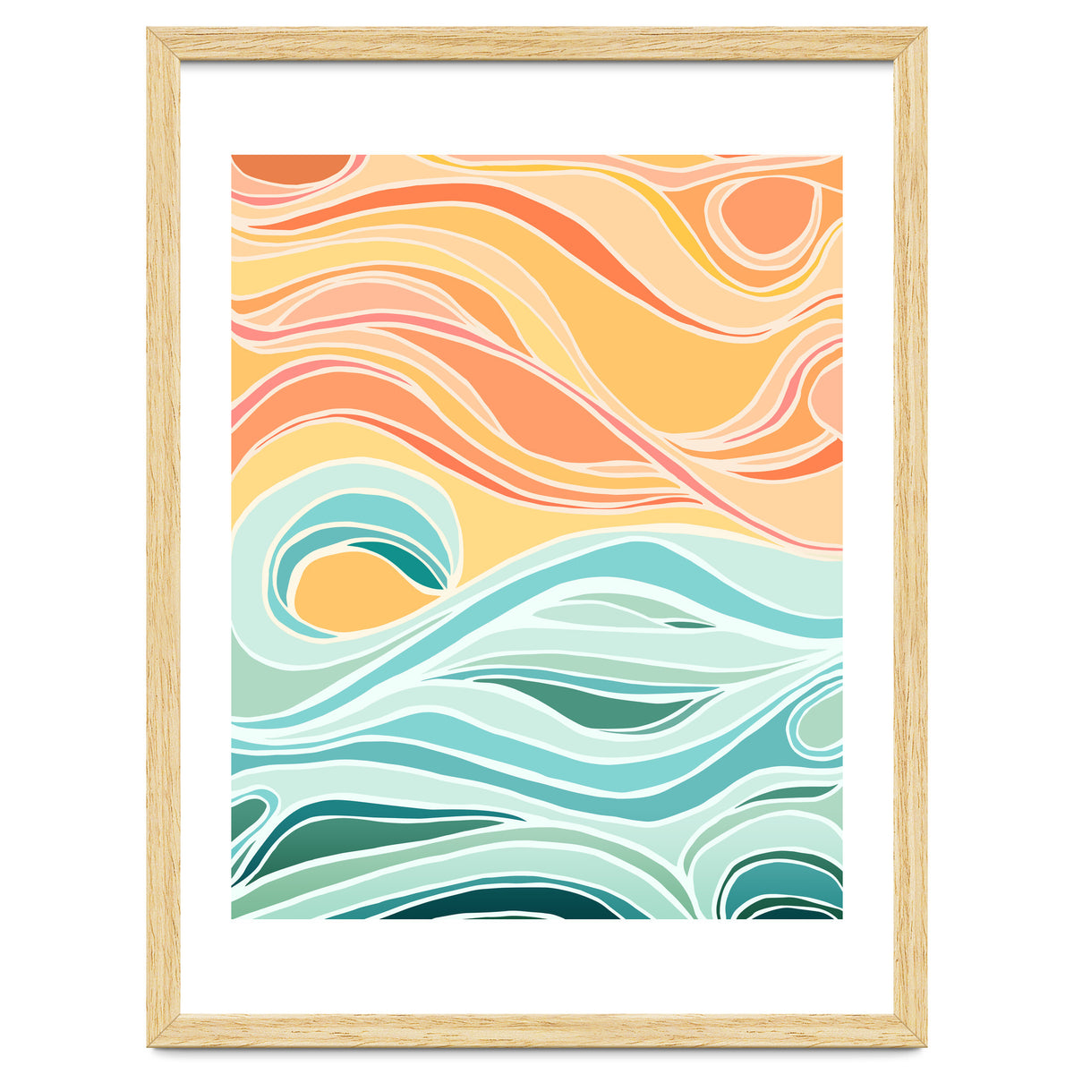 Sky And Sea Abstract