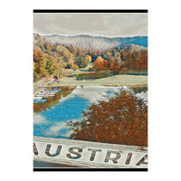 Boats on Austria. (Print Only)