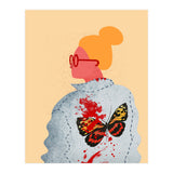Lady in red glasses (Print Only) thumbnail