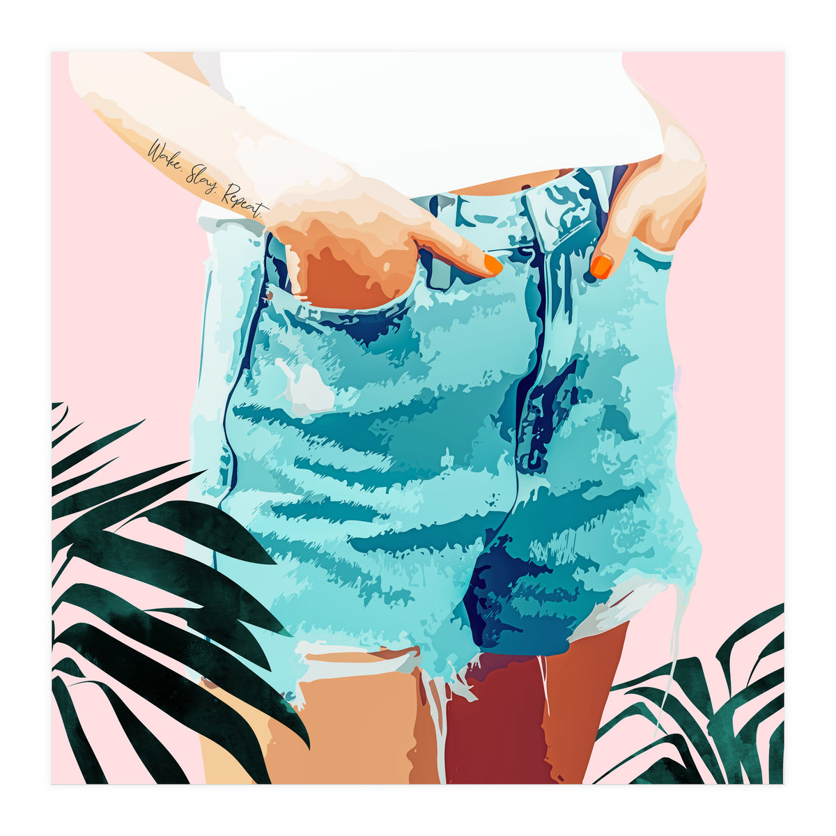 Wake. Slay. Repeat. (Print Only)