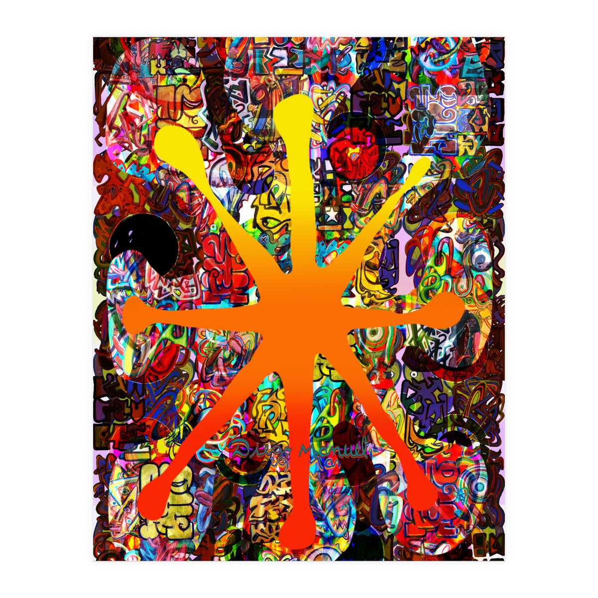 Fuego Y Graffiti 73 (Print Only)