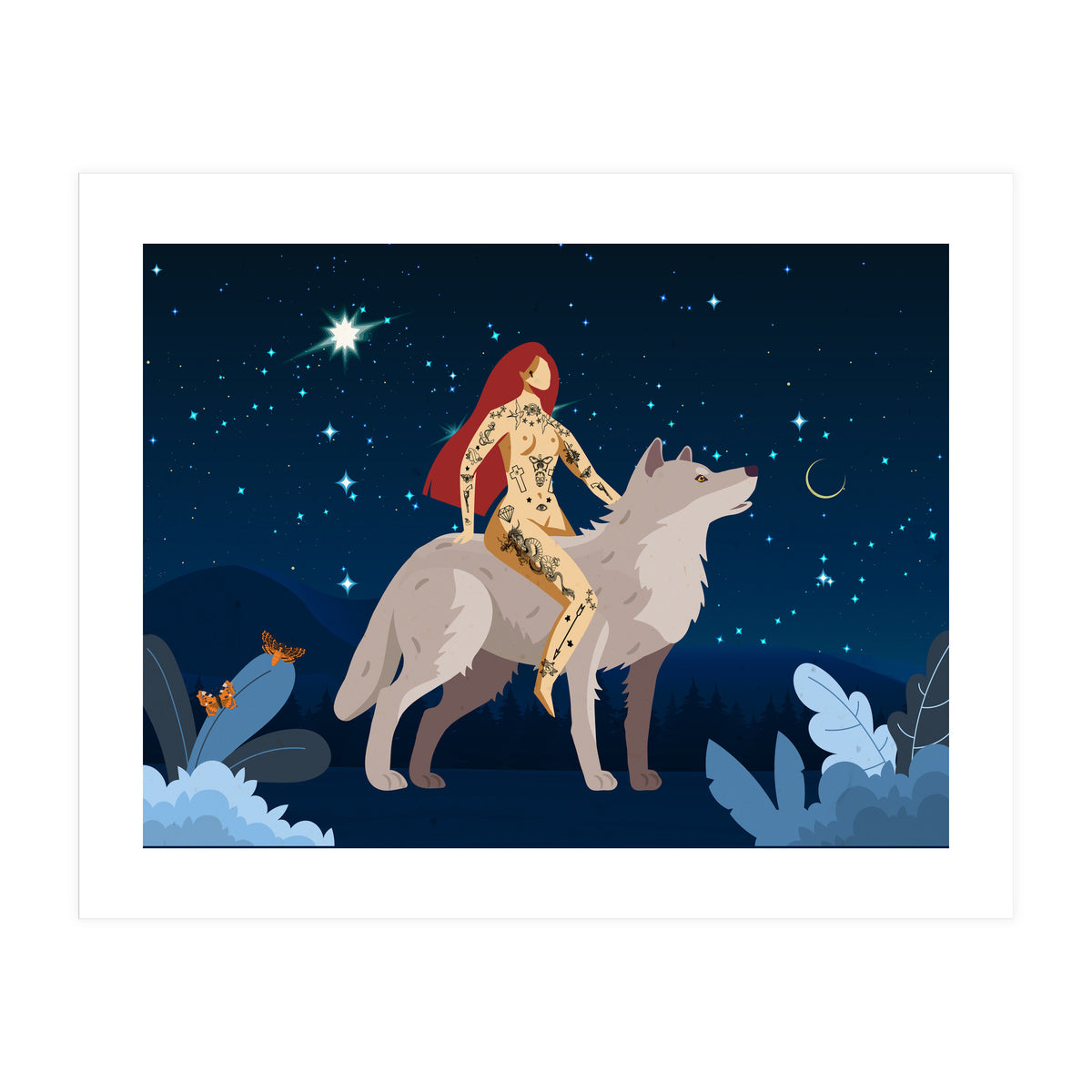 Riding My Werewolf (Print Only)