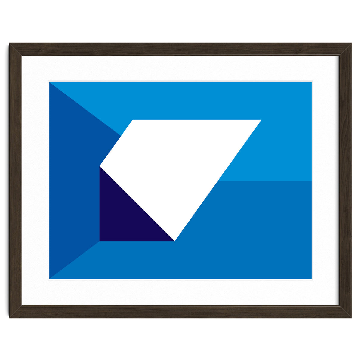 Geometric Shapes No. 32 -  blues