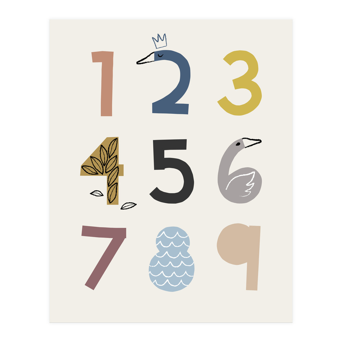 Numbers & Swans (Print Only)
