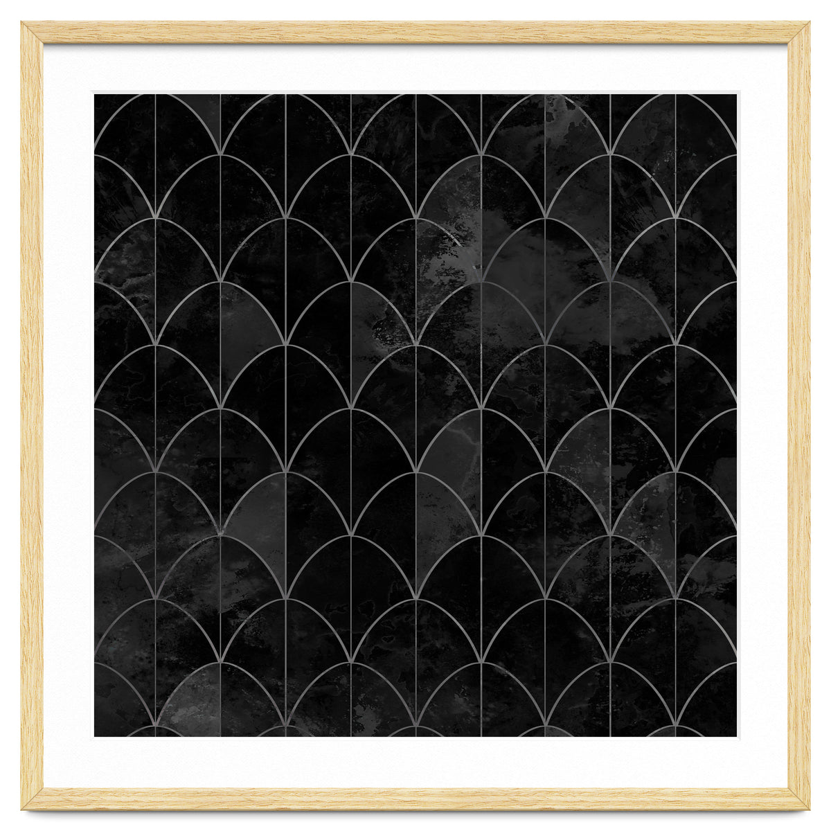 Mermaid scales. Black and white