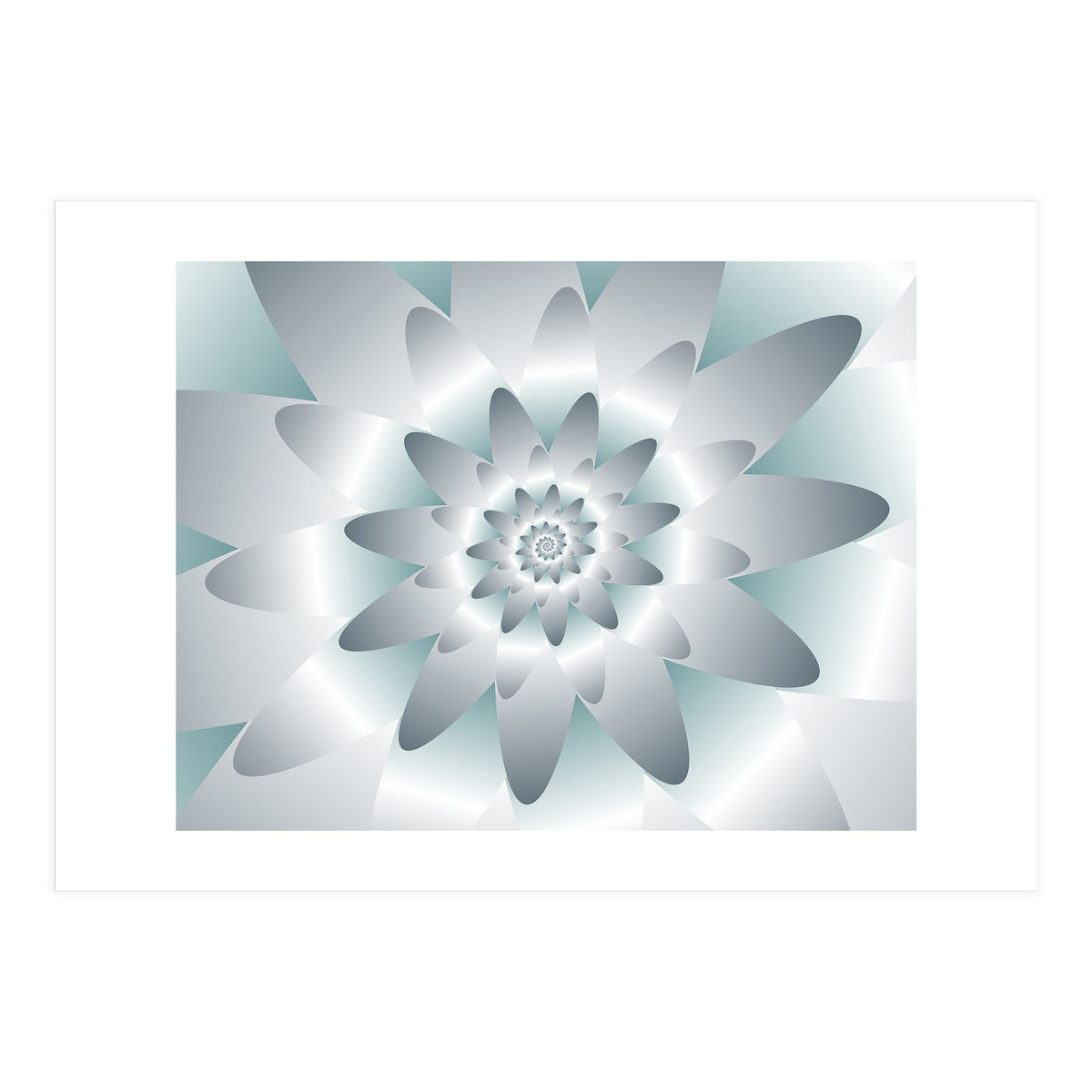 Swirl Flower Pattern  (Print Only)