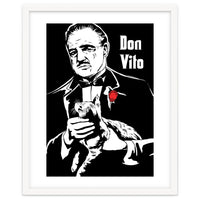 Don Vito The Godfather movie poster