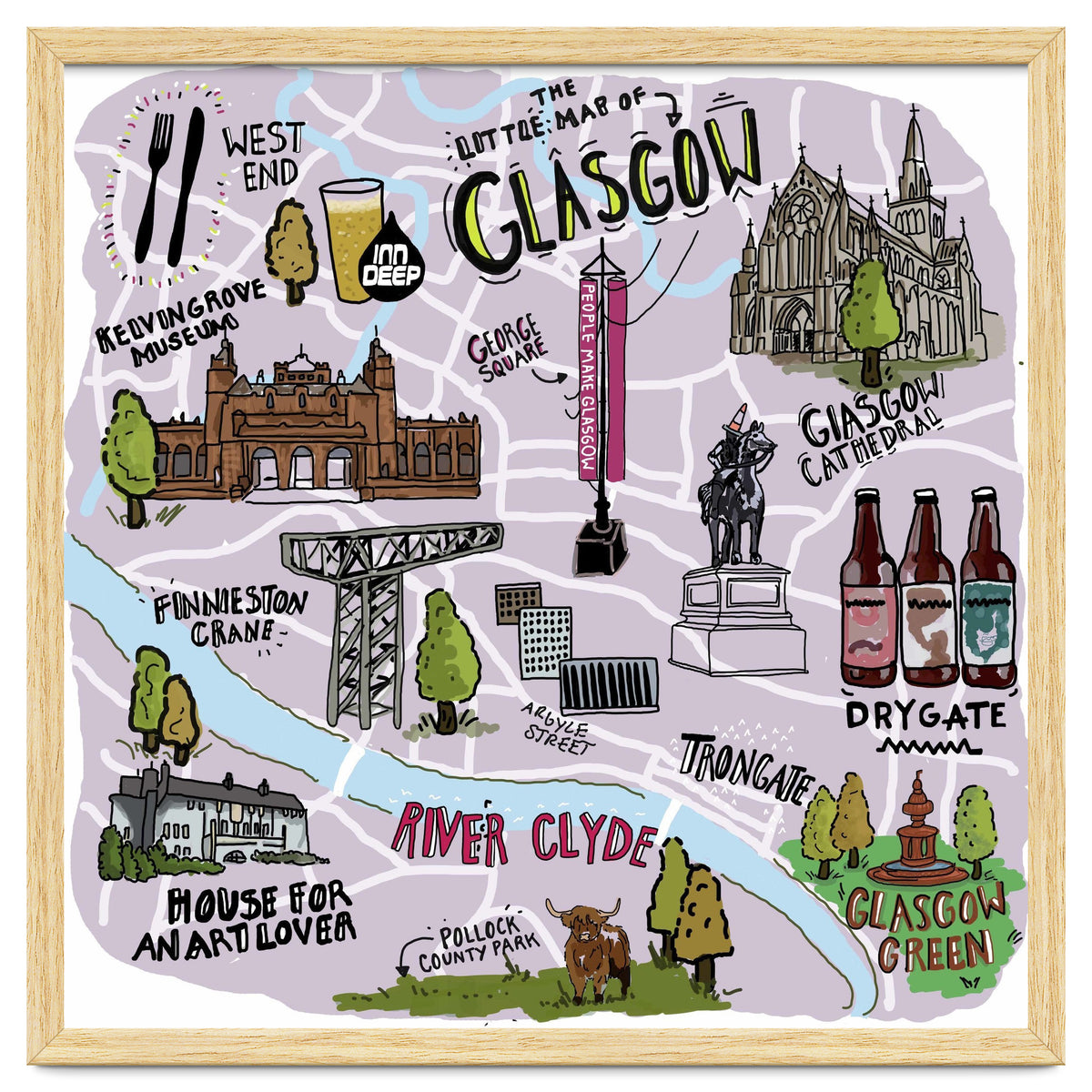 Little Map of Glasgow