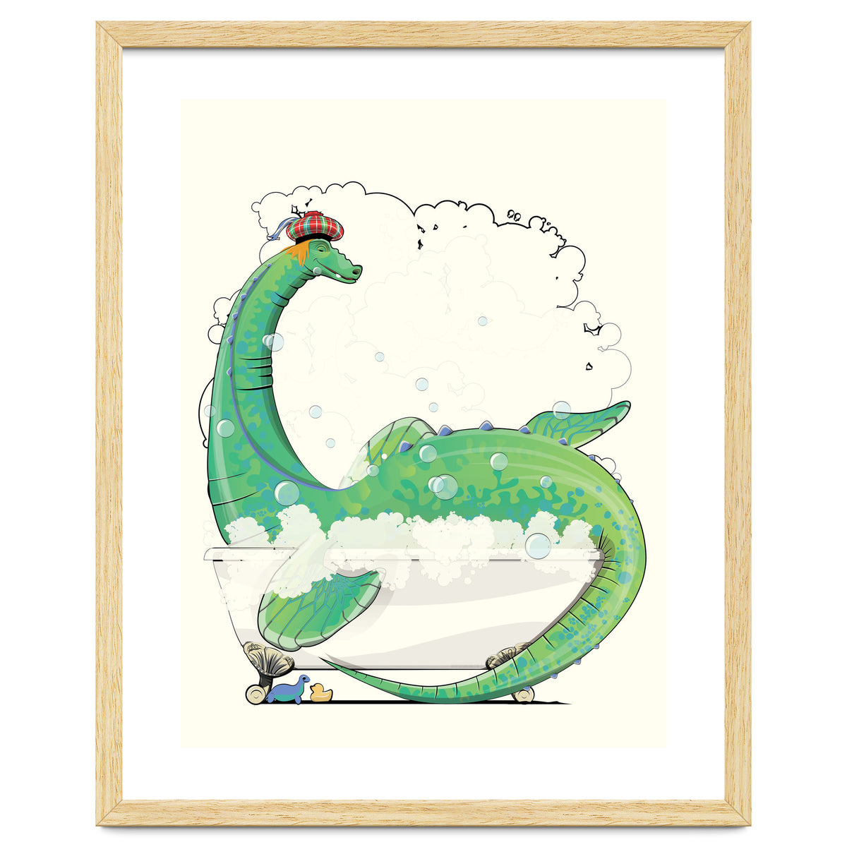 Loch Ness Monster in the Bath, Funny Bathroom Humour