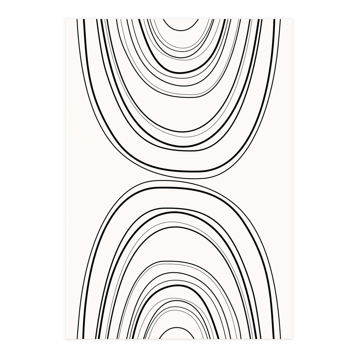 MINIMALIST ART - LINE ARCHES (Print Only)