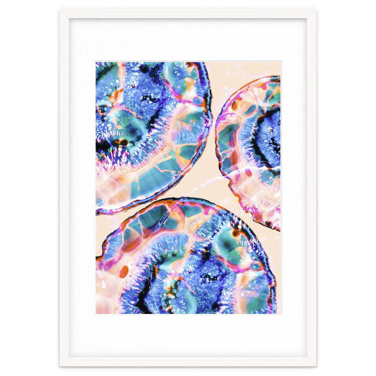 Abstract Agate Painting