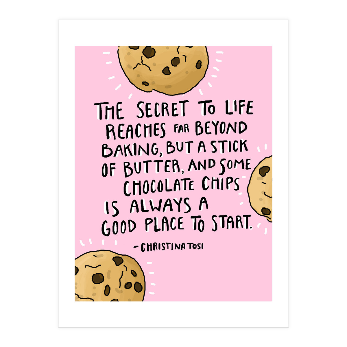Christina Tosi Art Print  (Print Only)