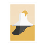 Abstract Mesa - Golden Desert (Print Only) thumbnail
