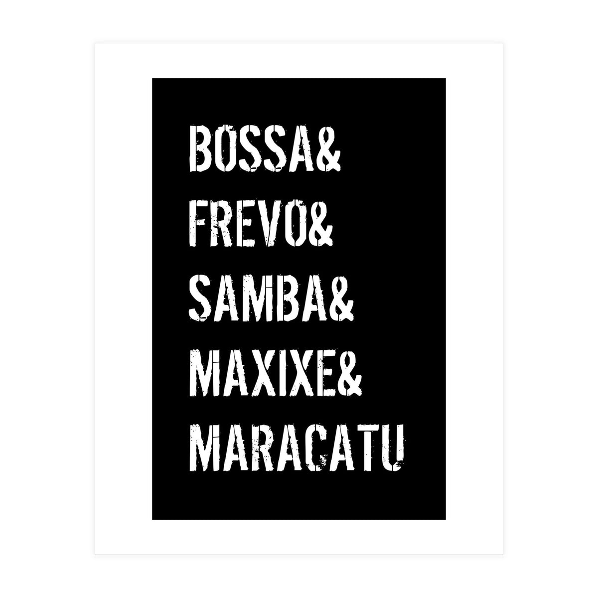 Its A Brazilian Rythm! (Print Only)