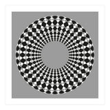 Black and white round (Print Only) thumbnail