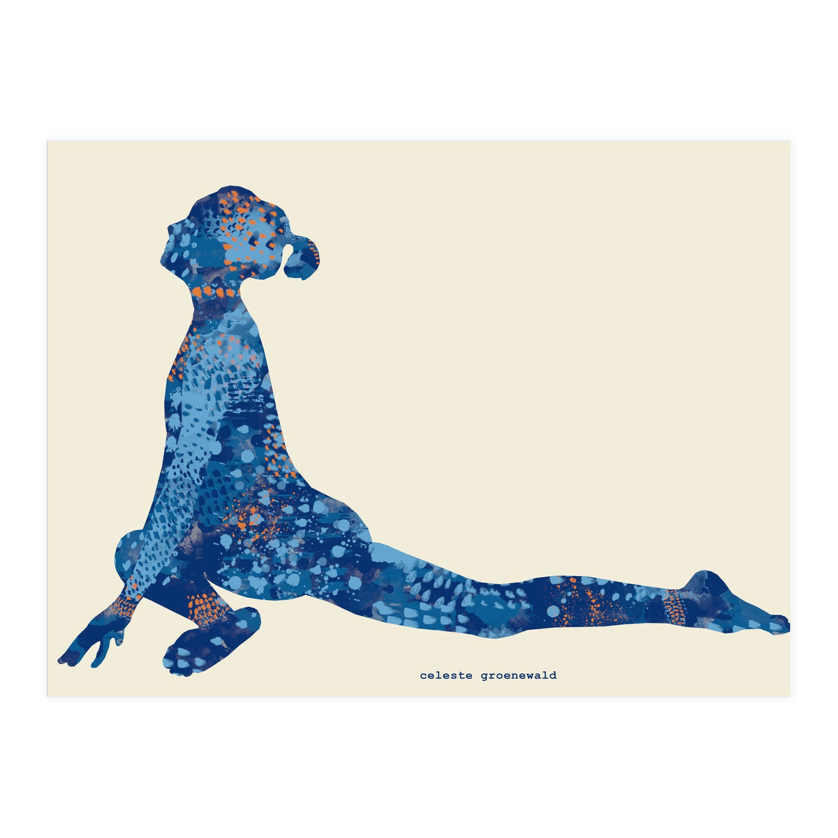 Eka Pada Rajakapotasana | Pigeon Pose (Print Only)