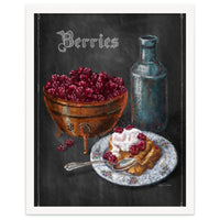 Berries Chalkboard Art