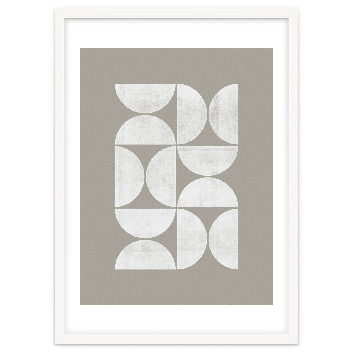 Mid-Century Modern No.17 - Woodblock Print