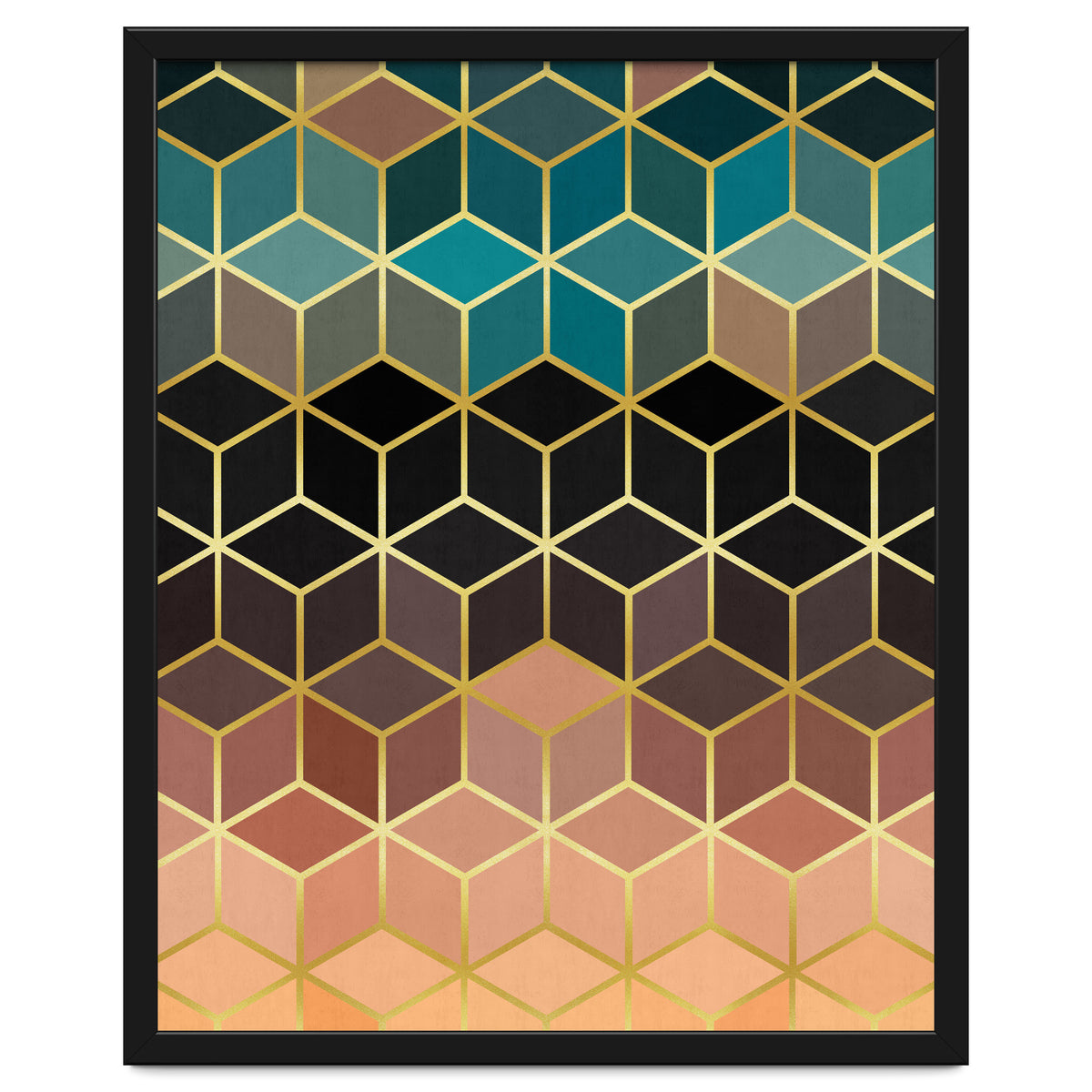 Colorful and golden pattern III