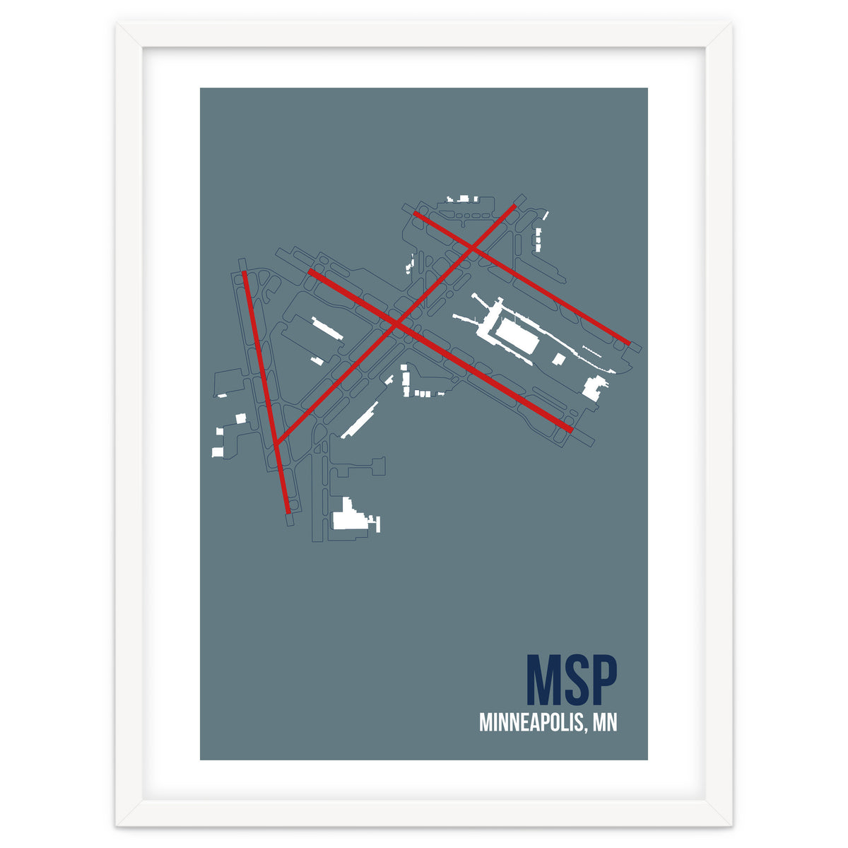 Minneapolis Airport Layout