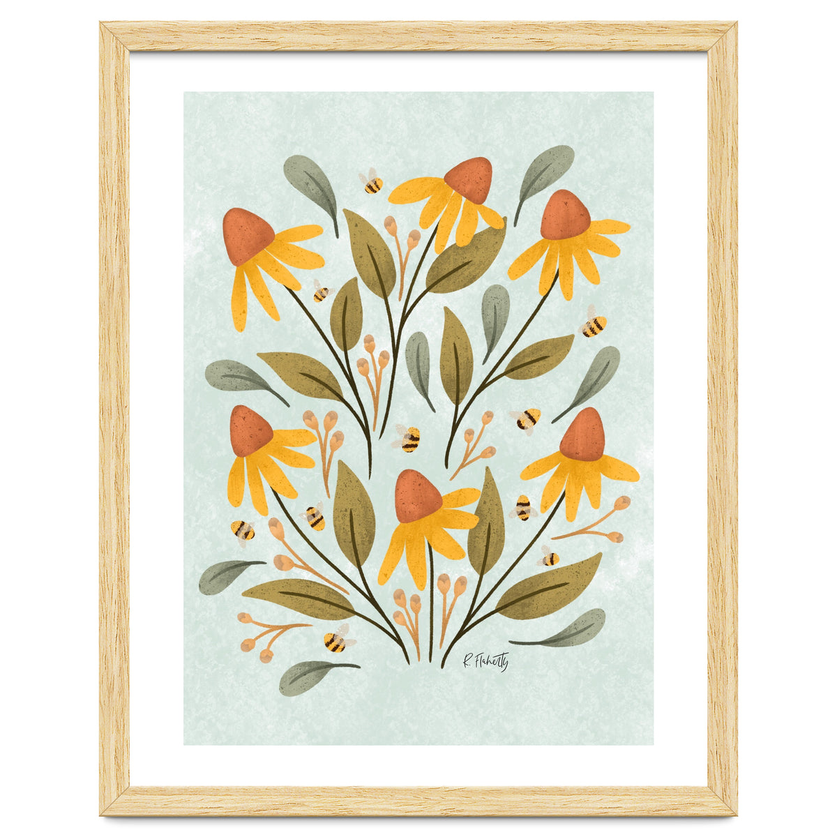 Daisies and Bumblebees