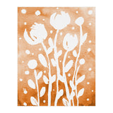 Abstract Flowers Orange (Print Only) thumbnail