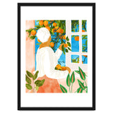 A Few Bad Oranges Is No Reason Not To Bring The Grove Home | Boho Botanical Garden Painting thumbnail