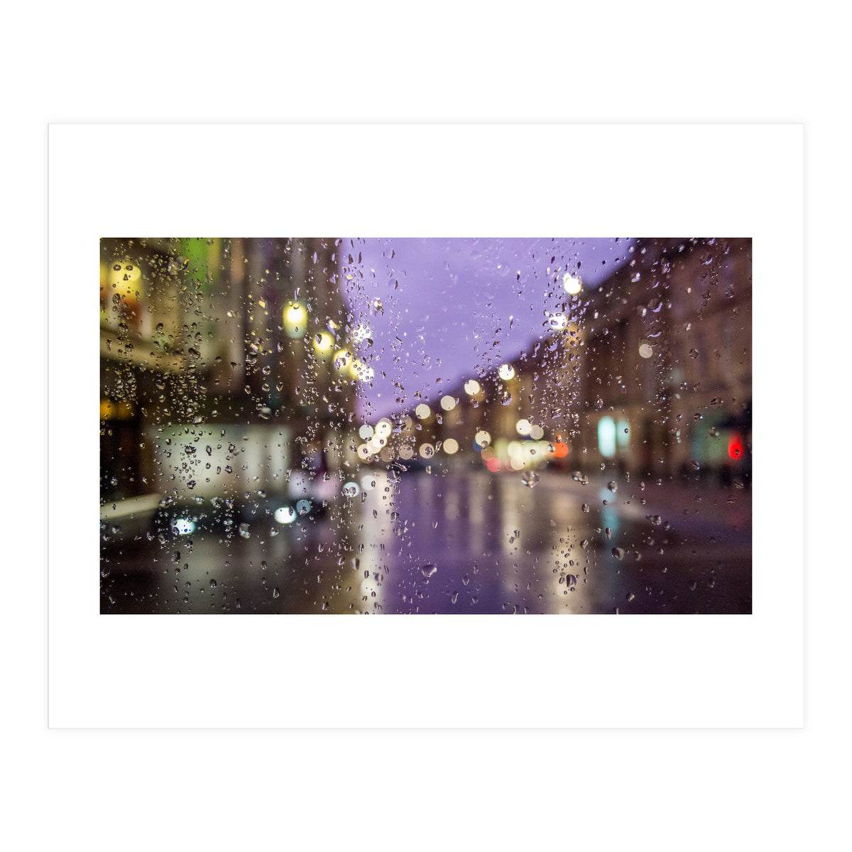 Gray st Newcastle rain (Print Only)