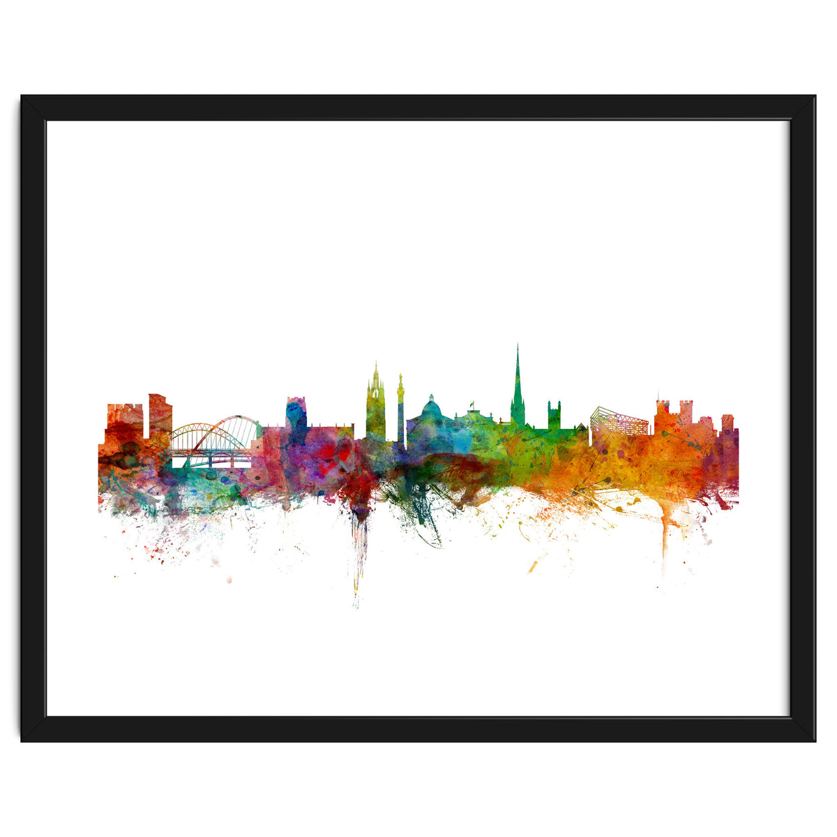 Newcastle England Skyline