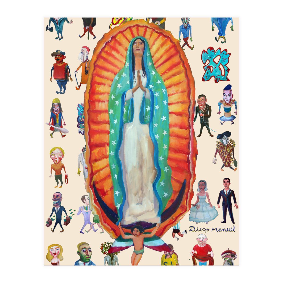 Virgen De Guadalupe 11 (Print Only)