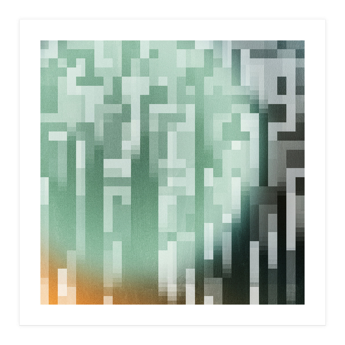 Pixel City #1 (Print Only)