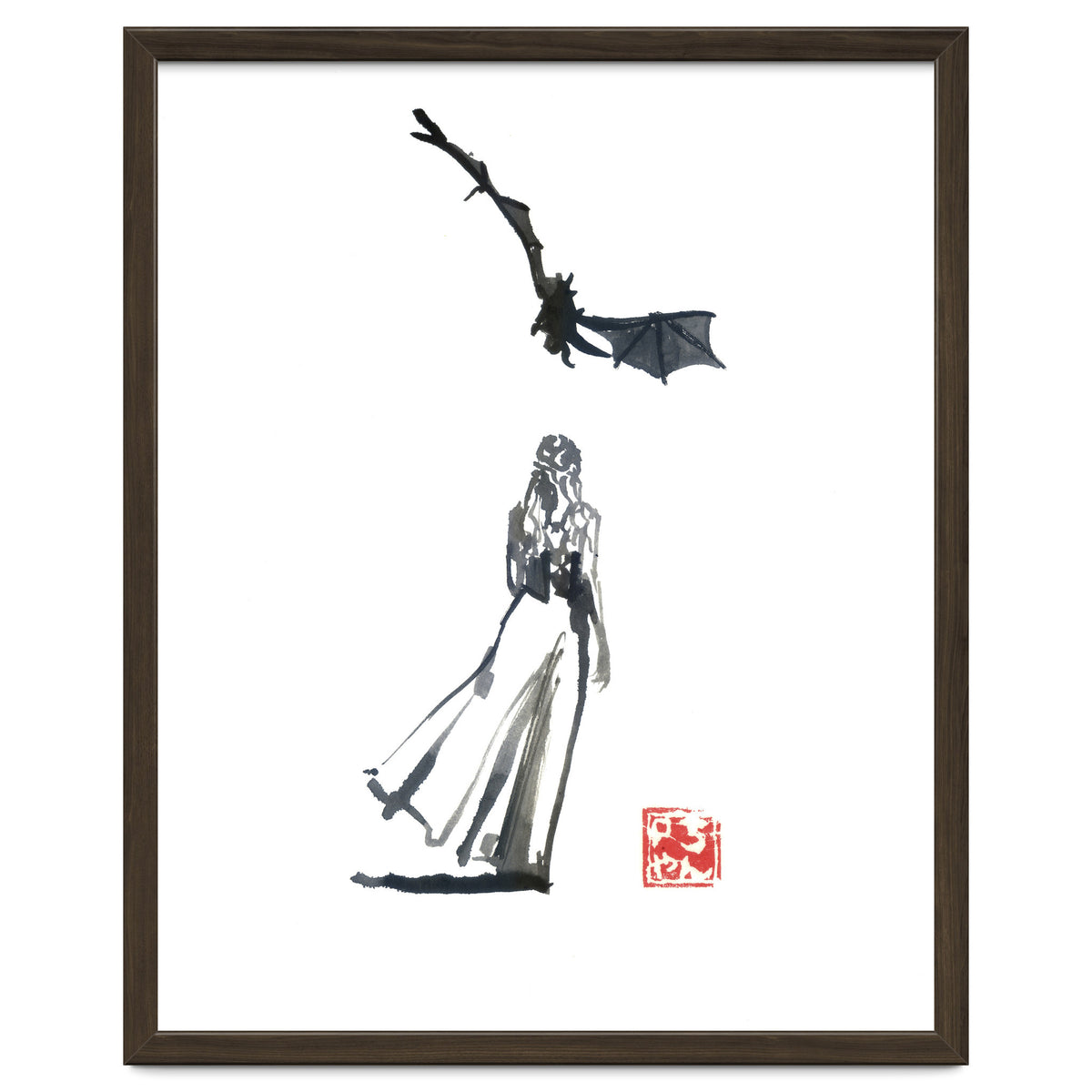 daenerys targaryen and the dragon