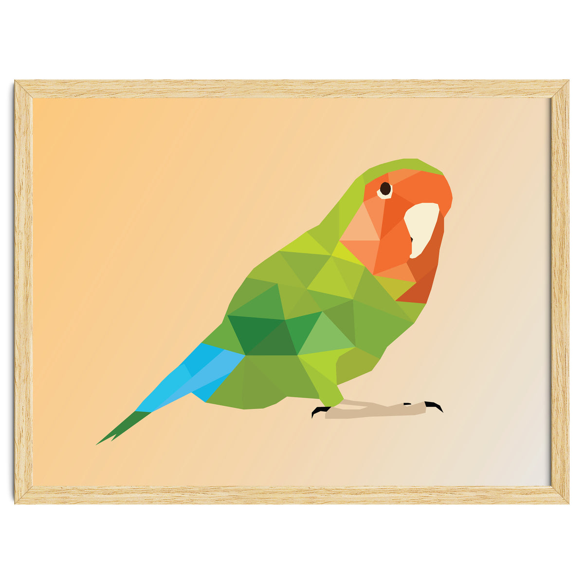 Parrot Low Poly Art