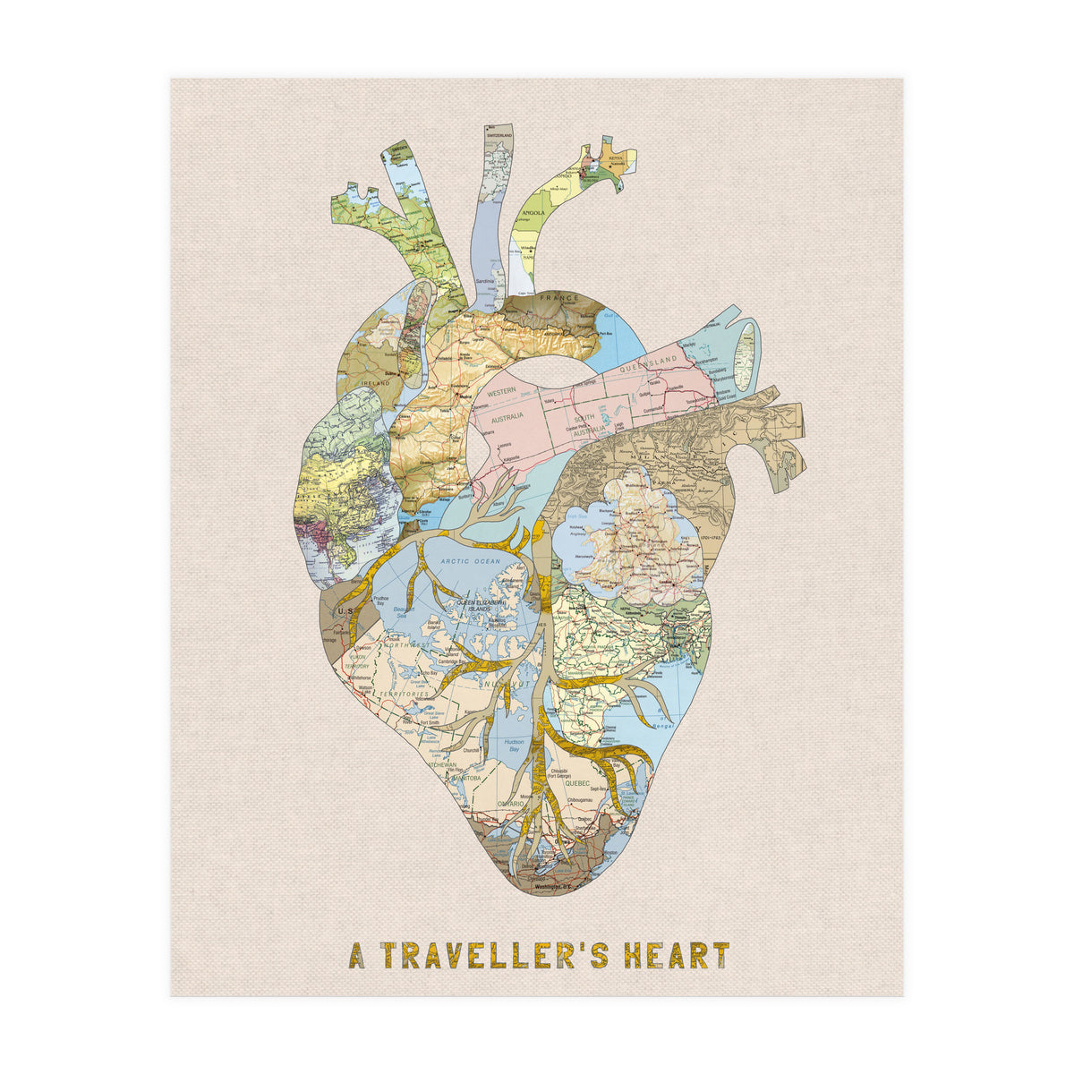A Traveller's Heart (UK) (Print Only)
