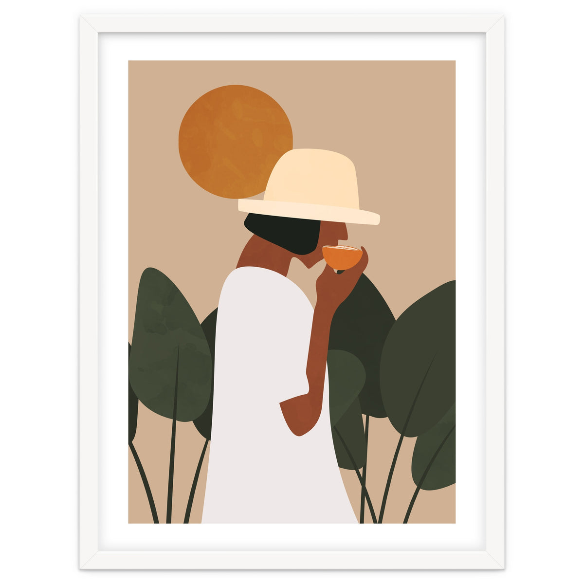 Boho Chic Woman at Park